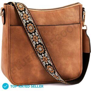Brand New BOSTANTEN Hobo Bag Vegan Crossbody Casual